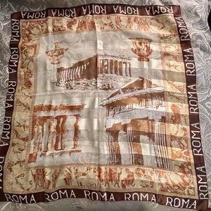 ROMA SILK FEEL VINTAGE SCARF